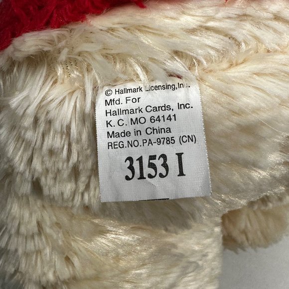 Hallmark Jingle Bear 14 Inch Christmas Teddy Bear Plays Jingle Bells New - Picture 8 of 13